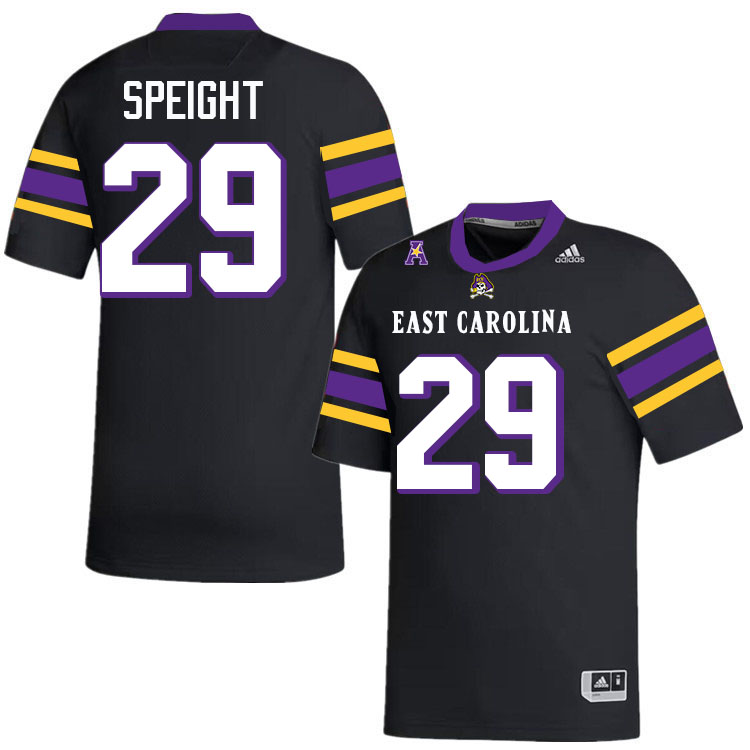 James Speight ECU Jersey,East Carolina Pirates #29 James Speight Jersey Youth College-Black 2024